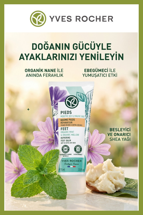 Yoğun Nem Etkili Onarıcı Ayak Bakım Kremi Kuru Ciltler İçin 75 ml