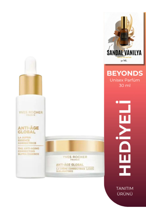 Anti-Age Gündüz Kremi Seti Olgun Ciltler İçin + Beyonds Sandal Vanilya Hediyeli