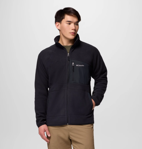 Fast Trek™ Overlay Full Zip Siyah Erkek Outdoor Polar AM1442-010