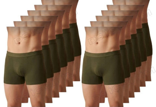 36 ERKEK MODAL LİKRALI HAKİ BOXER 12 ADET