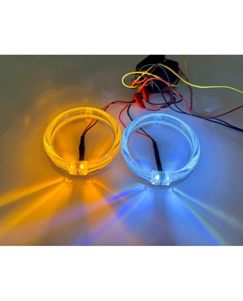 Angel Halka Beyaz Turuncu Sinyal Modlu CREE Chipset 80mm