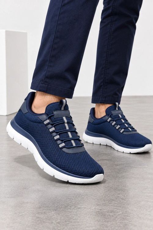 Tundra Erkek Günlük Spor Sneaker Ayakkabı - Lacivert