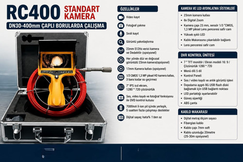 Rc400 Standart Kanal Gözlem Kamerası