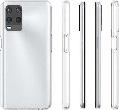 Oppo A54 Kılıf Kamera Korumalı Silikon Şeffaf Arka Kapak