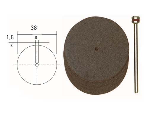 KESME DİSKİ 10 LU 38 mm PROX28820