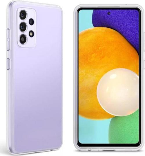 Samsung Galaxy A52 (A525) Kılıf Kamera Korumalı Silikon Şeffaf Arka Kapak