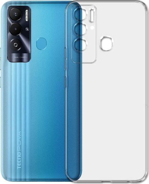 Tecno Pova Neo Kılıf Kamera Korumalı Silikon Şeffaf Arka Kapak