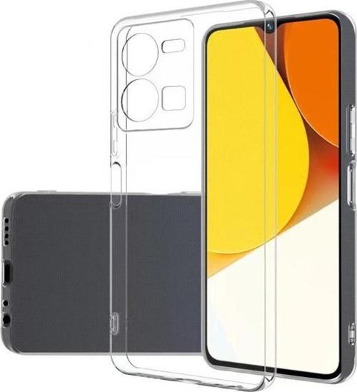 Vivo Y22s Kılıf Kamera Korumalı Silikon Şeffaf Arka Kapak