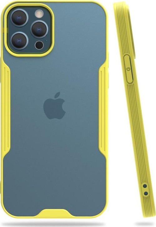 iPhone 12 Pro Max Kılıf Platin Matte Silikon Arka Kapak