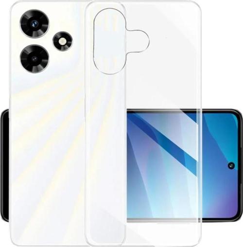 Infinix Hot 30i Kılıf Kamera Korumalı Silikon Şeffaf Kapak
