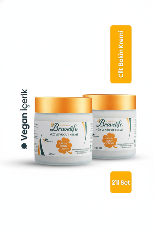 Kolajen ve Panthenollü Yüz ve Vücut Bakım Kremi 100 ml 2'li Set
