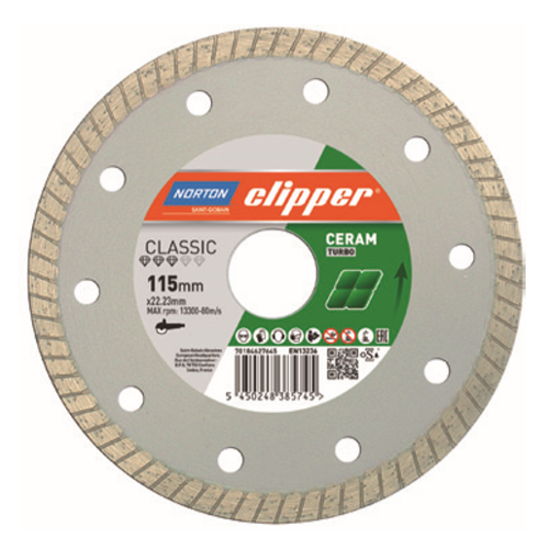 Clipper CLASSIC CERAM TURBO TESTERE 125 mm CLIC.CERAMTURBO125