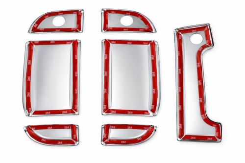 VW T4 Multivan Krom Kapı Kolu 1998-2003 7Prç Paslanmaz Çelik