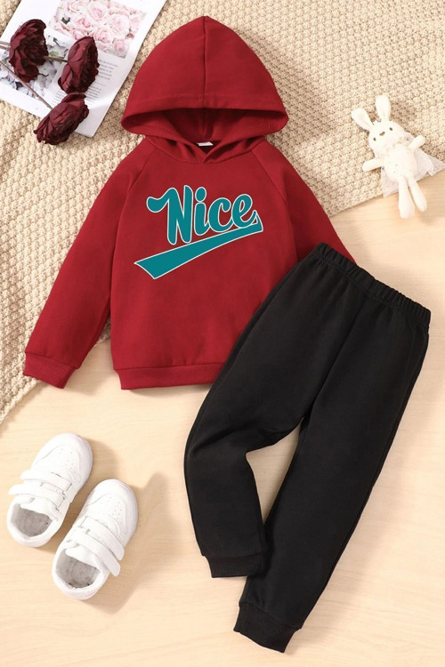 Çocuk Nice Baskılı Eşofman Takımı