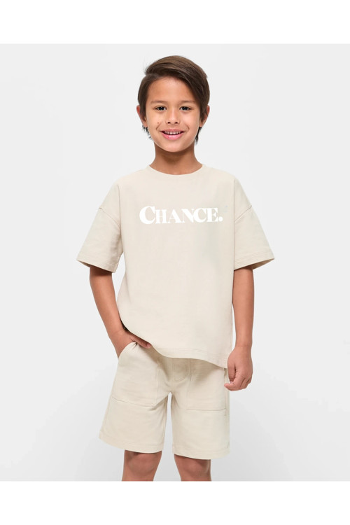 Çocuk Change Baskılı Pamuklu Tshirt
