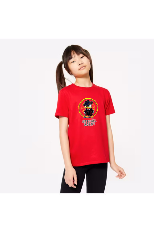 Çocuk Mafia Ördek Baskılı Pamuklu Tshirt