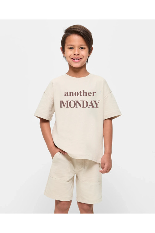 Çocuk Another Mondaybaskılı Pamuklu Tshirt