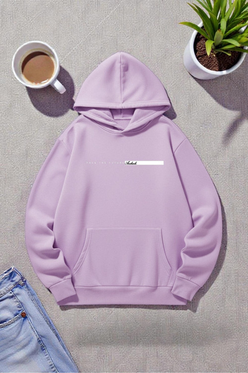 Unisex Future Baskılı Oversize Sweatshirt
