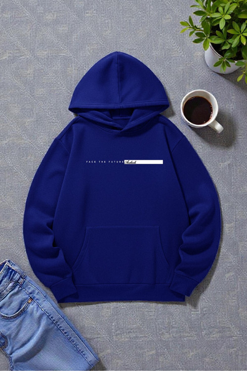 Unisex Future Baskılı Oversize Sweatshirt