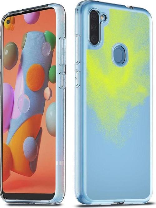 Samsung Galaxy A11 (A115) Kılıf Neon Likit Silikon Arka Kapak