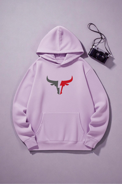 Boğa Tasarım Baskılı Unisex Oversize Sweatshirt