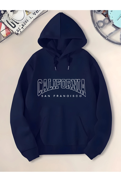 Unisex San Fransisco Baskılı Oversize Sweatshirt