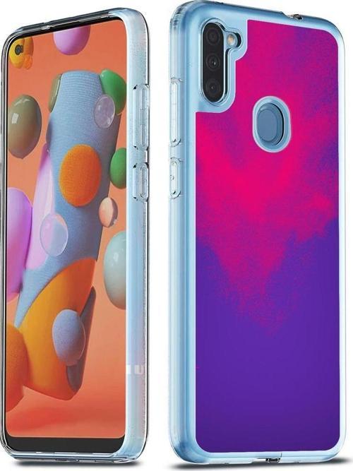 Samsung Galaxy A11 (A115) Kılıf Neon Likit Silikon Arka Kapak