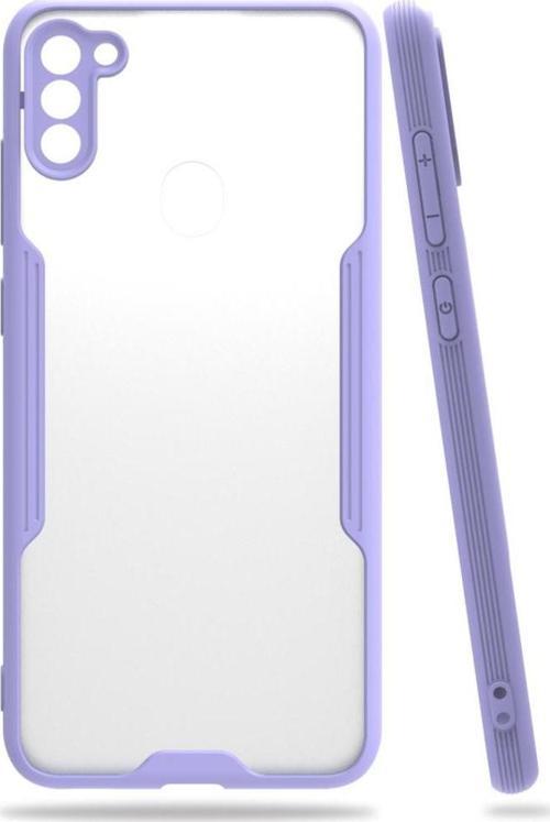 Samsung Galaxy A11 (A115) Kılıf Platin Matte Silikon Arka Kapak