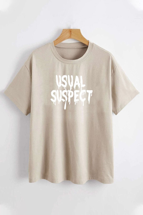 Unisex Suspect Tasarım Tshirt