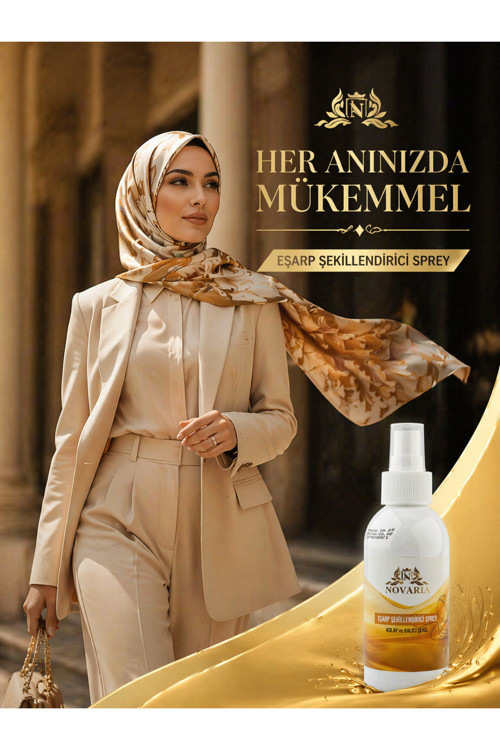 Gün Boyu Kalıcı Eşarp ve Şal Şekillendirici Sprey