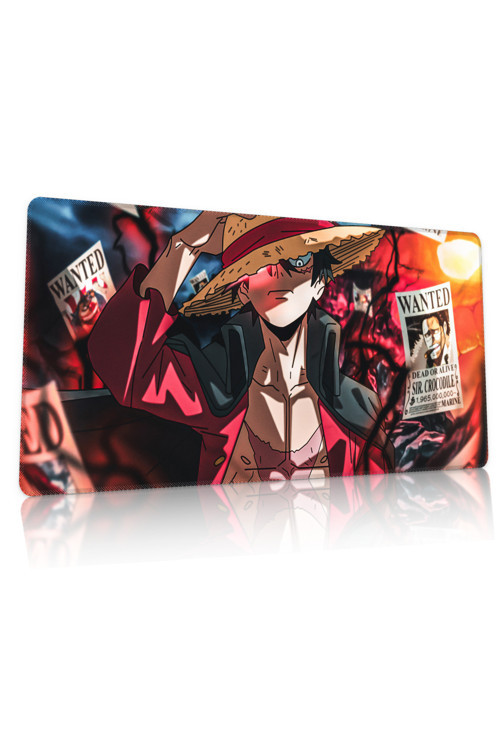 One Piece Anime Gaming Oyuncu 90x40 cm Mousepad Dikişli Kaymaz Taban XL
