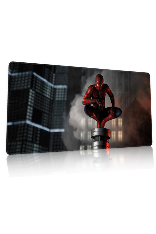 Spider Man Gaming Oyuncu 90x40 cm Mousepad Kaymaz Taban XL Mousepad