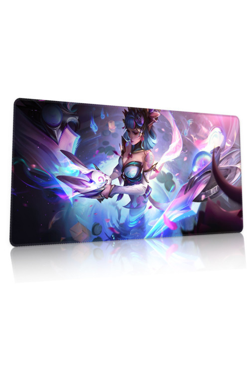 League of Legends Evelynn Gaming Oyuncu 90x40 cm Mousepad Kaymaz Taban XL Mousepad