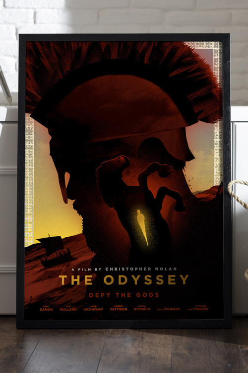 The Odyssey Siyah Ahşap Çerçeveli Poster, Dekoratif Film Duvar Tablosu