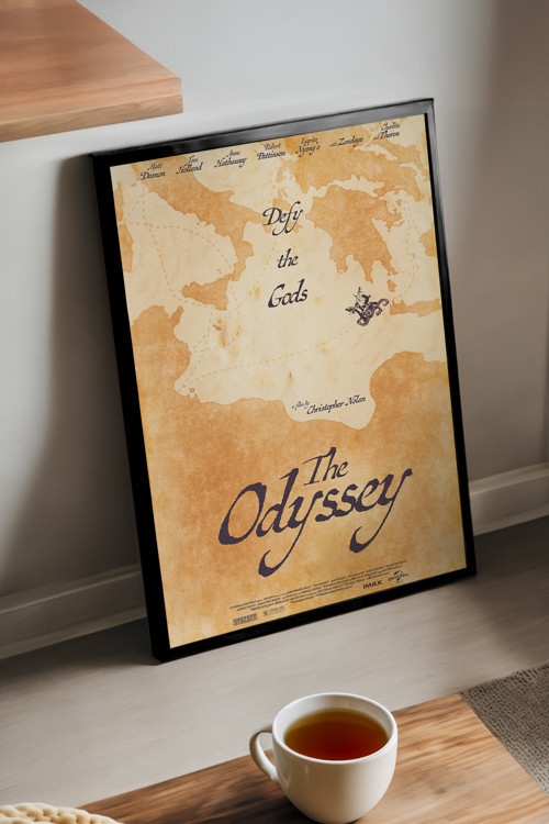 The Odyssey Siyah Ahşap Çerçeveli Poster, Dekoratif Film Duvar Tablosu