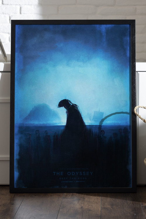 The Odyssey Siyah Ahşap Çerçeveli Poster, Dekoratif Film Duvar Tablosu