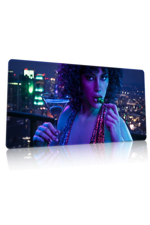 GTA 6 Oyuncu Gaming 90x40 cm Mouse Pad Dikişli Kaymaz Taban XL Mousepad