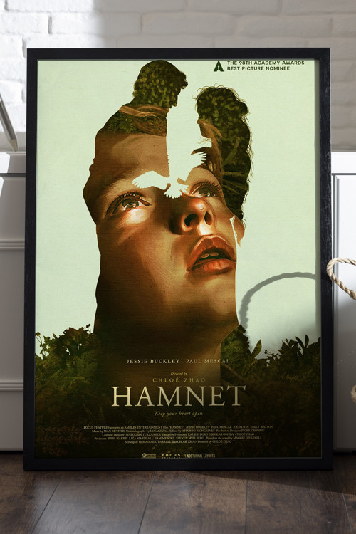 Hamnet Ahşap Çerçeveli Poster, Dekoratif Film Duvar Tablosu