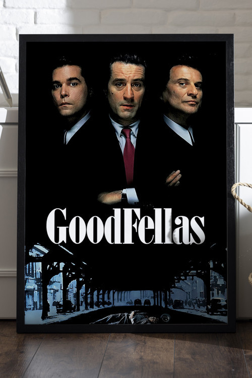 GoodFellas Siyah Ahşap Çerçeveli Poster, Dekoratif Film Duvar Tablosu