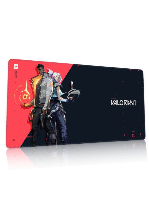 Valorant Gaming 90x40 cm Mouse Pad Dikişli Kaymaz Taban XL Oyuncu Mousepad