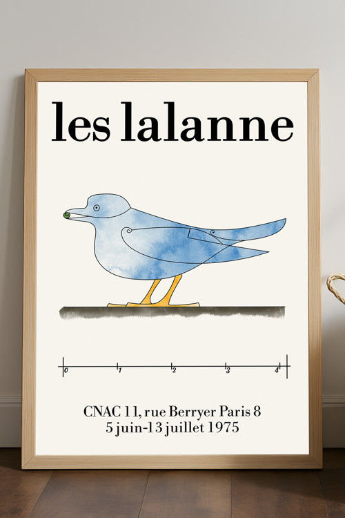 Les Lalanne Ahşap Çerçeveli Poster, Dekoratif Sanatsal Duvar Tablosu