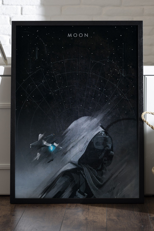 Destiny Siyah Ahşap Çerçeveli Poster, Dekoratif Oyun Duvar Tablosu