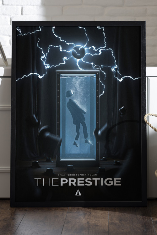 The Prestige Siyah Ahşap Çerçeveli Poster, Film Duvar Tablosu