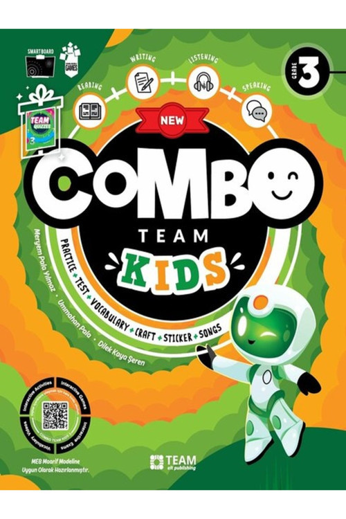 Team Kids Combo 3. Sınıf İngilizce Combo Kitabı 2026-2027 Güncel Baskı