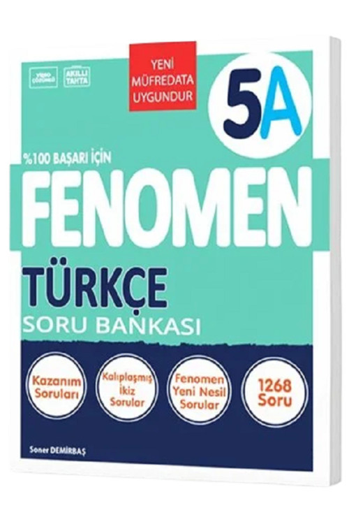 5.Sınıf Fenomen 5A Türkçe Soru Bankası / Yeni Müfredata Uygundur - Kalıplaşmış İkiz Sorular