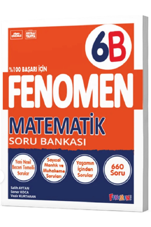 6.Sınıf Fenomen 6B Matematik Soru Bankası / Yeni Müfredata Uygundur - Sayısal Mantık