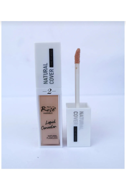 Rose Natural Cover Lıquıd Concealer Fırçalı Kapatıcı No:2
