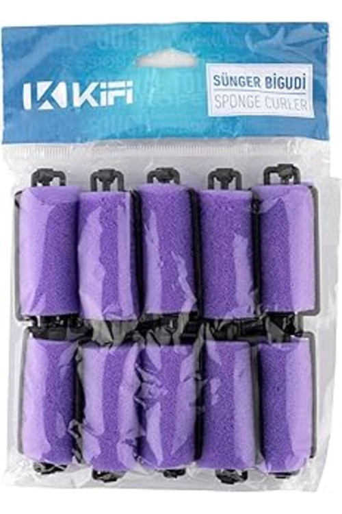 Kifi Sünger Bigudi 10 Adet