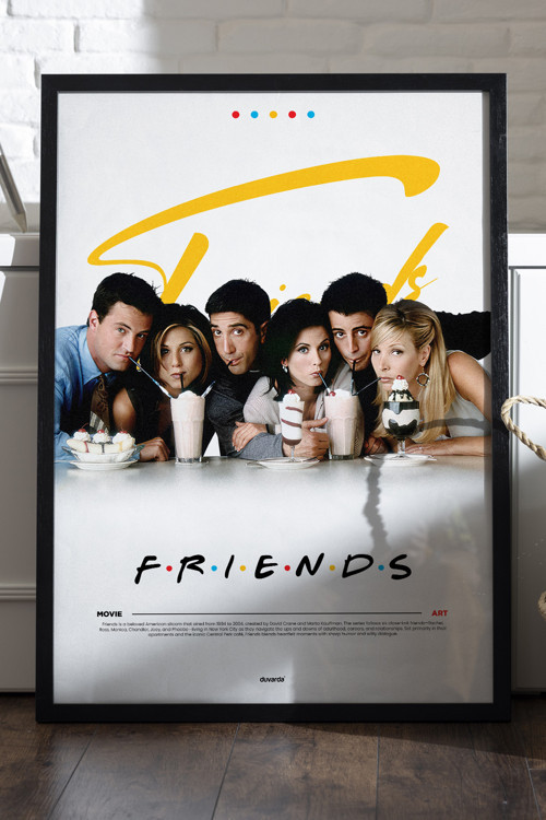 Siyah Ahşap Çerçeveli Poster, Dizi Duvar Tablosu