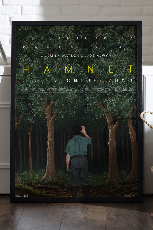 Hamnet Siyah Ahşap Çerçeveli Poster, Hamlet Film Duvar Tablosu
